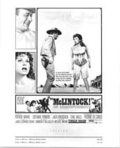McLintock original 8x10 photo John Wayne Maureen O&#39;Hara Stefanie Powers - £19.98 GBP