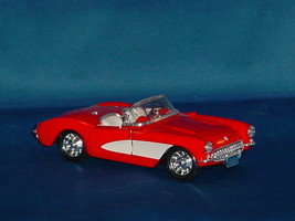 Bburago Red 1957 Chevrolet Corvette Convertible 1:24 Scale - $16.82