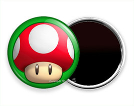 Super Mario Brothers Red Magic Power Up Mushroom New Fridge Refrigerator Magnet - £10.42 GBP+