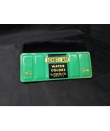 Vtg F. Weber Co. School Art Water Colors Green Tin Sphinx Trademark USA,... - $19.53