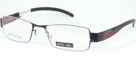 Otto Kern By Licefa 3818 3 Black /BURGUNDY Eyeglasses Frame 49-18-130mm (Notes) - £47.88 GBP