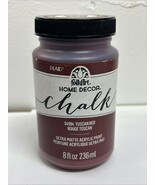 FolkArt Home Decor Chalk Paint 8oz-Tuscan Red HDCHALK-34994 - $5.93