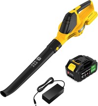 Leaf Blower Cordless,480Cfm 150Mph,21V Electric Cordless Blower With 5.0Ah - $51.99