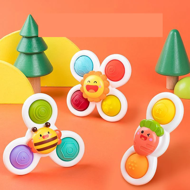 Sporting Fidget Spinner Toys Rotary Insect Baby Suction Cup Spinning Top  Toy Fo - £23.52 GBP