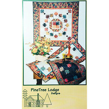 Falling Leaves Fall Table Runner Quilt and Placemats Pattern 135 PineTre... - $4.99