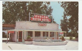 Vintage Postcard Avalon Motor Hotel Office New Orleans Louisiana Unused - £5.44 GBP