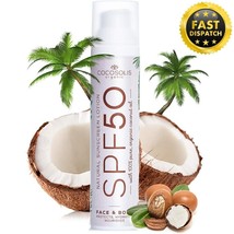 COCOSOLIS SPF 50 Natural Sunscreen Lotion 100 ml Protects from UVA &amp; UVB rays - £39.88 GBP