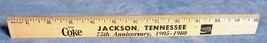 1980 75th Anniversary Jackson Tennessee Coca-Cola 12 inch wood advertising Ruler - £5.89 GBP