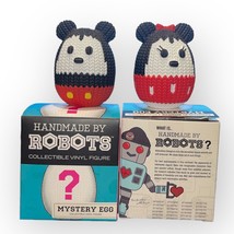 Set of 2 Handmade By Robots Knit Series Mickey Minnie Disney Mystery Egg NEW - £15.49 GBP