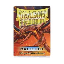 Dragon Shield Standard Sleeves (Matte Red)  - £37.11 GBP