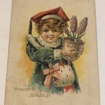 Lion Coffee Victorian Trade Card Hyacinth Jealousy VTC 3 - £4.65 GBP