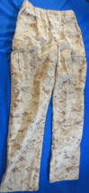 Usmc Us Marine Corp Desert Marpat Combat Tactical Cargo Pants Small Regular - £24.71 GBP