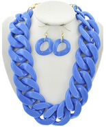 Large Statement Necklace & Earring Set - $9.00