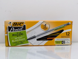 BIC Xtra-Life 12 Mechanical Pencil 0.7mm Clear Pencils Standardized Test... - €8,62 EUR
