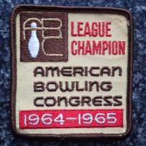 Vintage Bowling Patch - League Champion - American Bowling Congress 1964... - £29.07 GBP