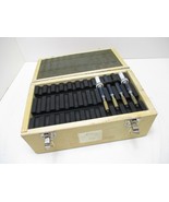 Ball Bearing Die Set Cage Guides 7 Mil Punches Via Punch 2 &amp; 3 Blue W/Case - $780.81 MXN