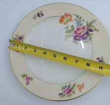 5 KPM Germany Porcelain Floral Plates 9-3/4”Multicolor Flowers VTG Dinner image 9