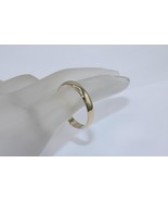 Fine 10K Yellow Gold 4mm Wedding Ring Plain Band Size 10.75 - $2,759.78 MXN