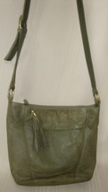 Vintage Cabin Creek Leather Embossed Shoulder Bag.  Lots Pockets. - £20.08 GBP