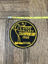 NJ State Gallery Championship 1968 Patch - $166.20