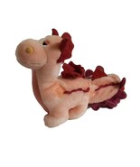 Vintage 1987 Hasbro Be Mores Pink Dragon Dinosaur Stuffed Animal Plush Toy - £6.36 GBP