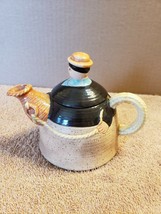 Folk Craft by Shafford Pottery Mini Teapot Tea Pot with Lid ~ Repaired - £7.73 GBP