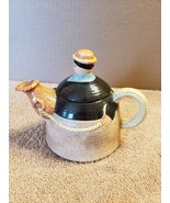 Folk Craft by Shafford Pottery Mini Teapot Tea Pot with Lid ~ Repaired - £7.74 GBP