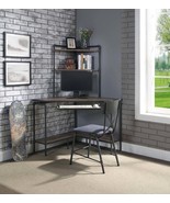 Brantley Office Chair, Antique Oak &amp; Sandy Gray Finish - $2,799.32 MXN