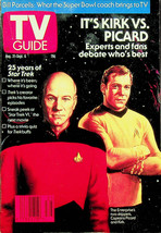TV Guide:  Aug 31- Sep 6, 1991 - ISSN 0039-8543 - &quot;Kirk vs. Picard&quot; - Pr... - £7.46 GBP