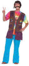 Forum Novelties Women&#39;s Generation Hippie Peace Vest, Multi, Standard - £79.28 GBP