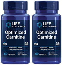 OPTIMIZED CARNITINE HAIR BRAIN CELL EXERCISE HEALTH 120 Capsule LIFE EXT... - £33.24 GBP