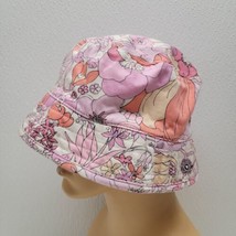 Liberty of London For Target Floral Beach Sun Bucket Hat Pink Flowers Women&#39;s - £15.42 GBP