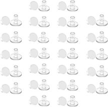 24 Transparent Heel Repair Caps - Ideal for Grass and Uneven Floors - $28.66