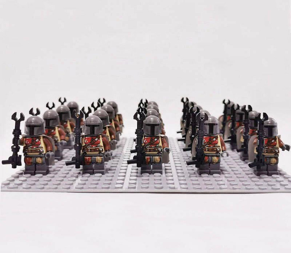 20pcs Star Wars Vintage Collection Mandalorian Super Commando Captain