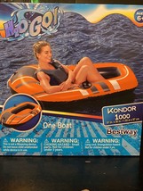H2o Go Kondor 1000 Inflatable Raft Boat Age 6+ 61” X 31” Fast Shipping - £23.89 GBP