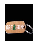 Vintage handmade Oregon wood keychain - €17,99 EUR