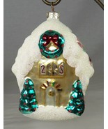 Sugarplum Cottage Hallmark Blown Glass Christmas Ornament 1998 Keepsake ... - £12.94 GBP