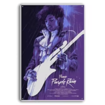 Prince Purple Rain Novelty Metal Sign 12&quot; x 8&quot; Wall Art - £7.06 GBP