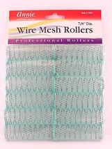 ANNIE 7/8&quot; WIRE MESH HAIR ROLLERS - 12 PCS. (1023) - $8.99
