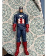 Captain America Marvel Action Figure 11.5 Inch Used - $9.90