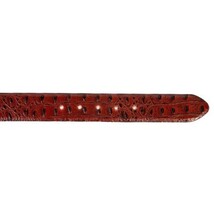 The Savamala Burgundy Leather Belt image 5