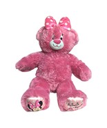 Build A Bear BAB Disney Minnie Mouse 16in Pink Teddy Bear Plush w/ Polka... - $19.75