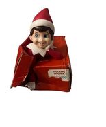 THE ELF ON THE SHELF SCOUT Stocking HANGER/Holder RED Resin (NIB) Box Ugly - $15.00