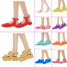 1 Pair Sneakers Flat Shoes Sandals Doll Fashion Accessories for Barbie Doll - $7.71+
