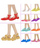 1 Pair Sneakers Flat Shoes Sandals Doll Fashion Accessories for Barbie Doll - $10.54 CAD+