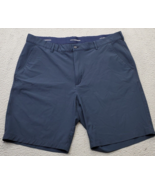 Greg Norman Golf Shorts Men Size 40 Blue Polyester Stretch Low Waist Com... - $27.70 CAD