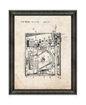 Scanning Mechanism For Video Disc Player Patent Print Old Look with Black Wood F - $24.95+