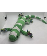 Fiesta Toys Green Glittered Gecko Lizard A15522 Plush Stuffed Toy 14&quot; - £13.47 GBP