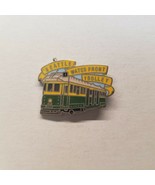 Seattle Water Front Trolley 1 1/8&quot; Enamel Metal Lapel Pin Pinback - $26.61