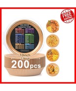 BPA-Free 200PCS Air Fryer Liners - 7.9 Inch Disposable, Heat Resistant P... - $532.12 MXN